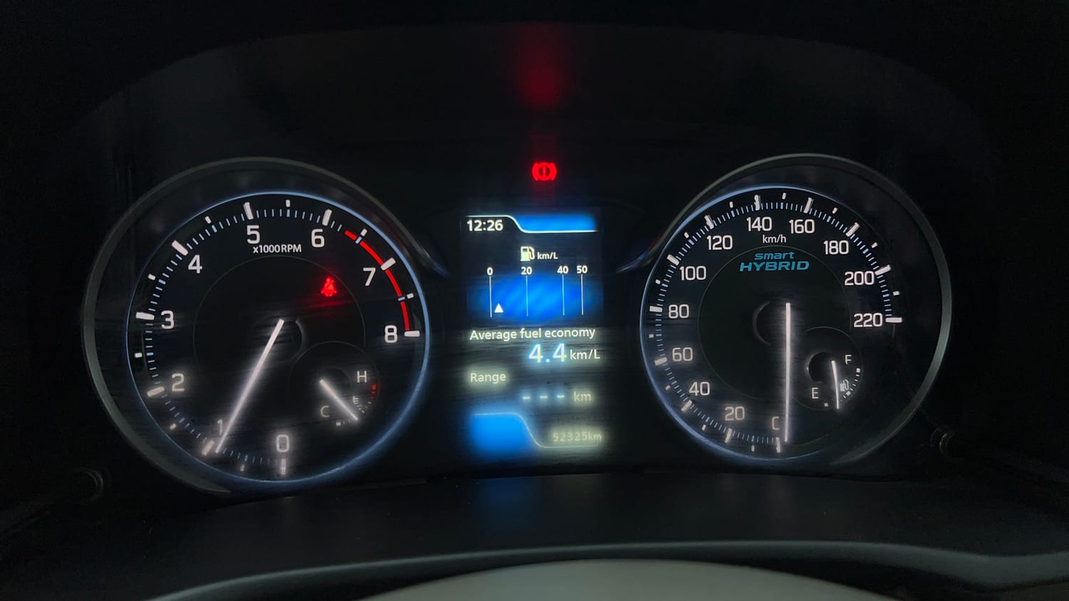 Used 2022 Maruti Suzuki New Ertiga VXi Petrol Manual interior CLUSTERMETER VIEW