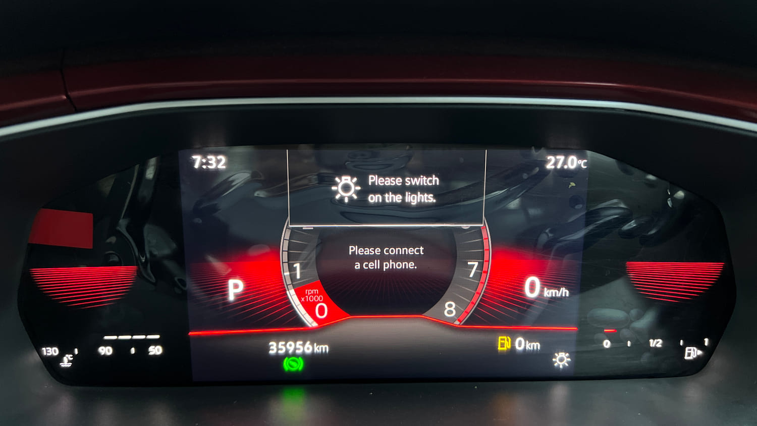 Used 2022 Volkswagen Taigun GT Plus 1.5 TSI DSG Petrol Automatic interior CLUSTERMETER VIEW