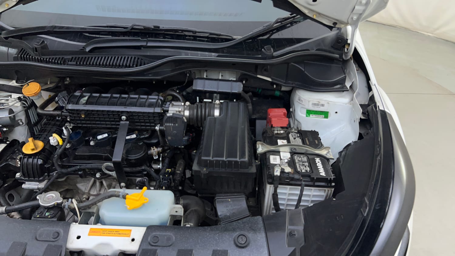 Used 2024 Tata Altroz XM Petrol Petrol Manual engine ENGINE LEFT SIDE HINGE & APRON VIEW
