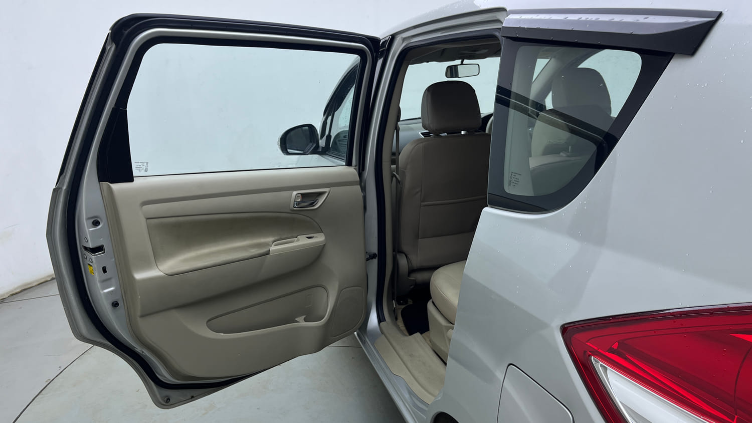 Used 2017 Maruti Suzuki Ertiga VXI Petrol Manual interior LEFT REAR DOOR OPEN VIEW
