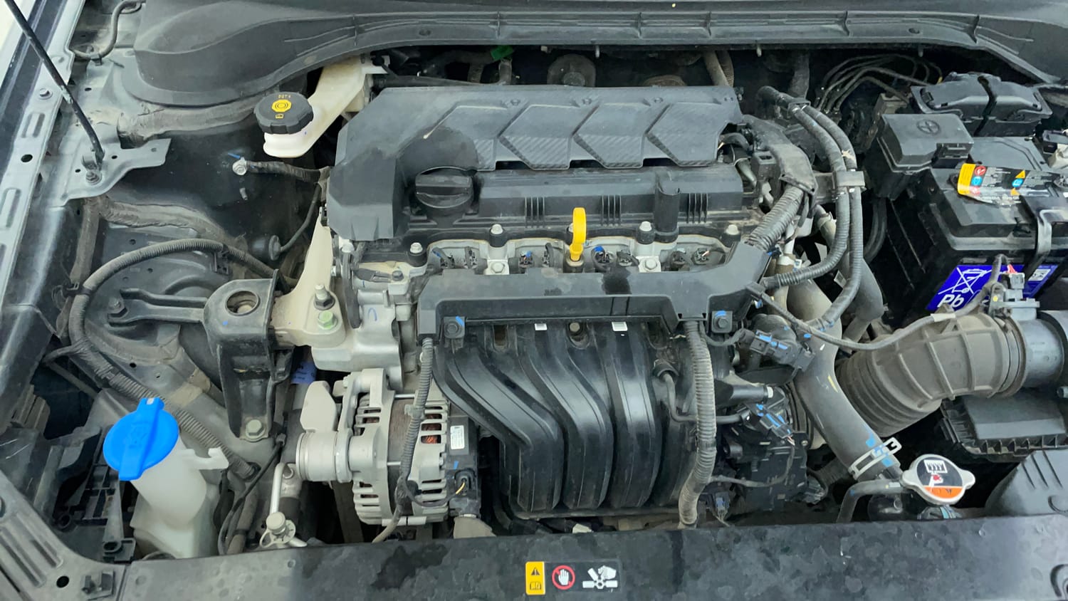 Used 2023 Hyundai Verna SX 1.5 MPi Petrol Manual engine ENGINE RIGHT SIDE VIEW