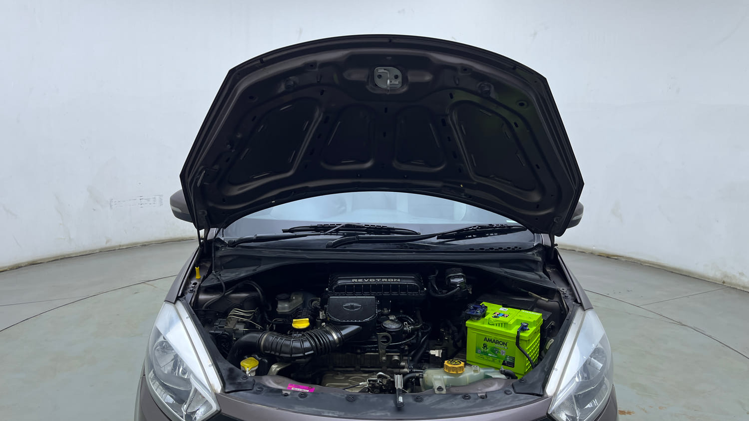 Used 2018 Tata Tiago Revotron XZA Petrol Automatic engine ENGINE & BONNET OPEN FRONT VIEW