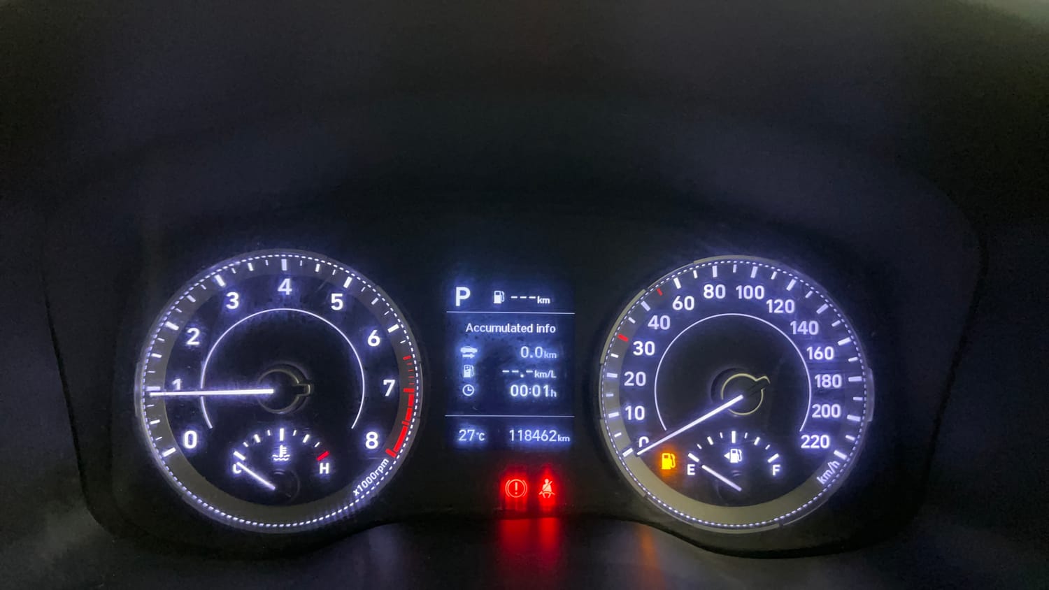 Used 2019 Hyundai Venue SX Plus 1.0 Turbo DCT Petrol Automatic interior CLUSTERMETER VIEW