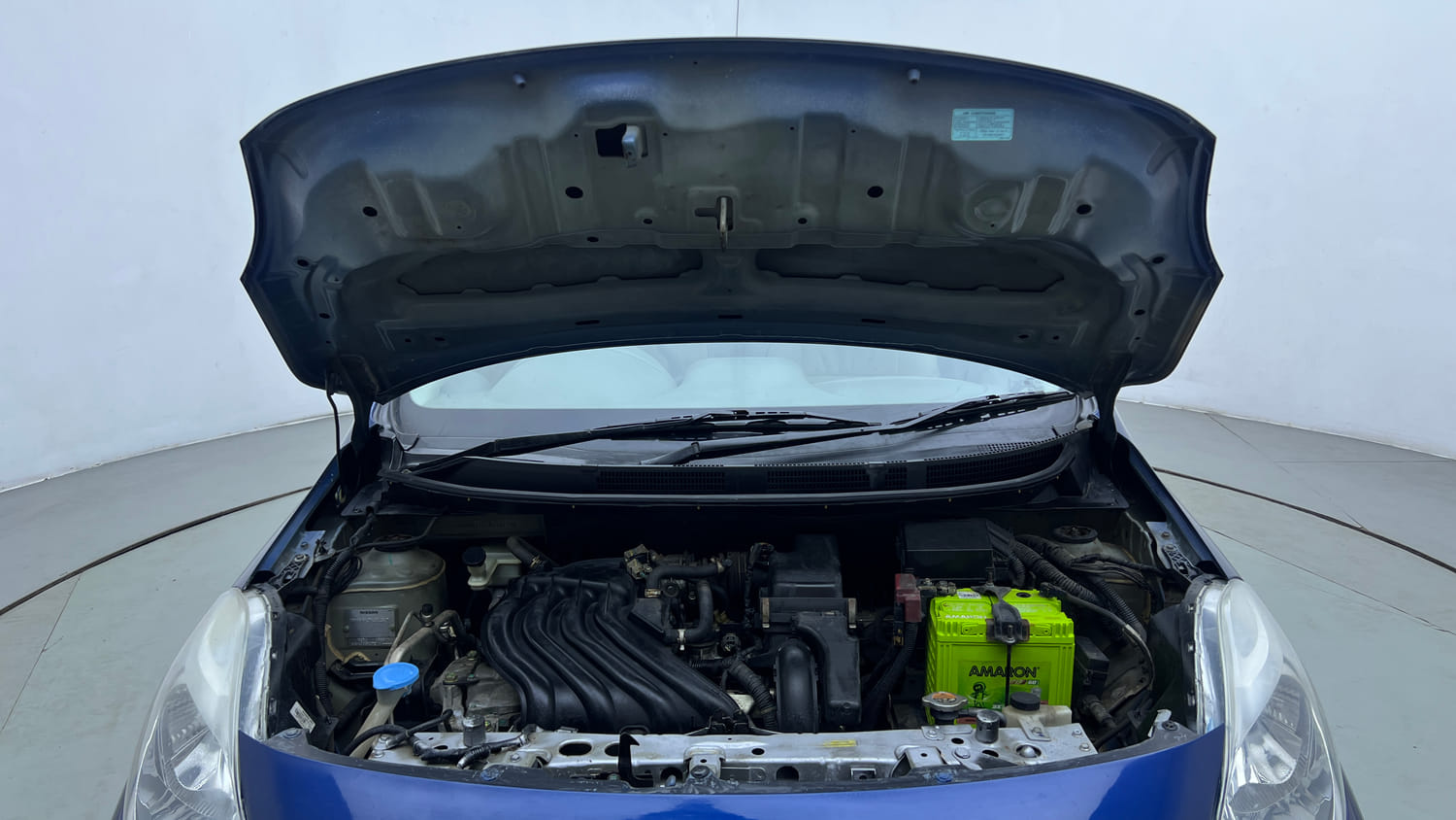 Used 2013 Nissan Sunny XL Petrol Manual engine ENGINE & BONNET OPEN FRONT VIEW