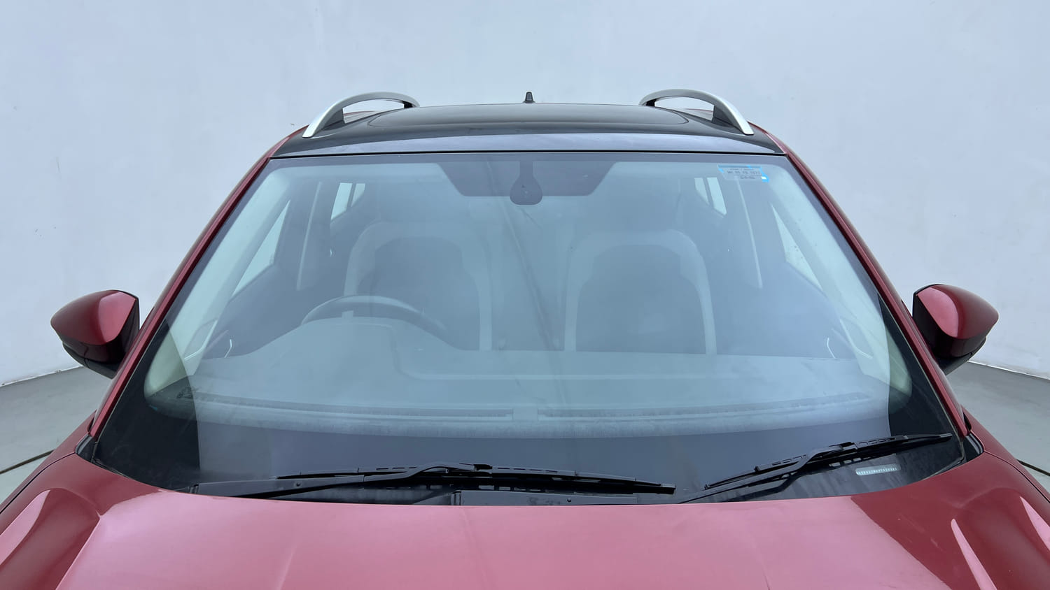Used 2022 Volkswagen Taigun GT Plus 1.5 TSI DSG Petrol Automatic exterior FRONT WINDSHIELD VIEW