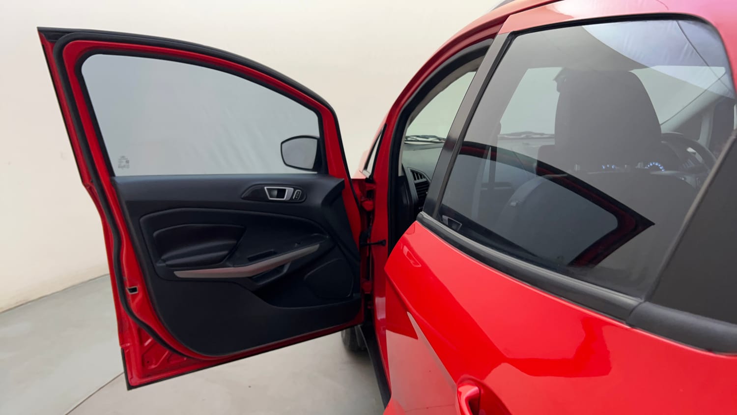 Used 2019 Ford EcoSport Titanium + 1.5L Ti-VCT Petrol Manual interior LEFT FRONT DOOR OPEN VIEW