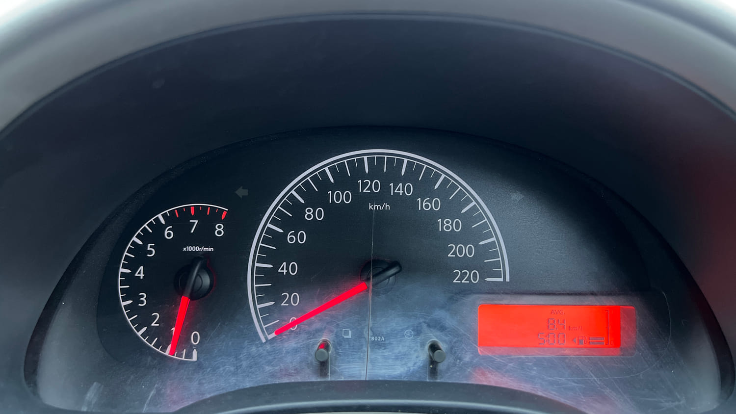 Used 2013 Nissan Sunny XL Petrol Manual interior CLUSTERMETER VIEW