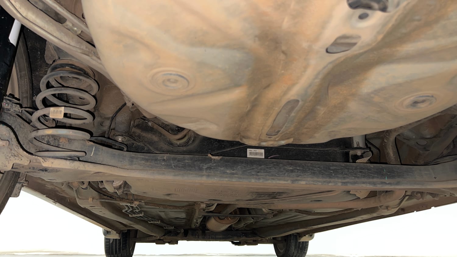 Used 2019 Maruti Suzuki Baleno Alpha 1.2 AT Petrol Automatic extra REAR UNDERBODY VIEW (TAKEN FROM REAR)