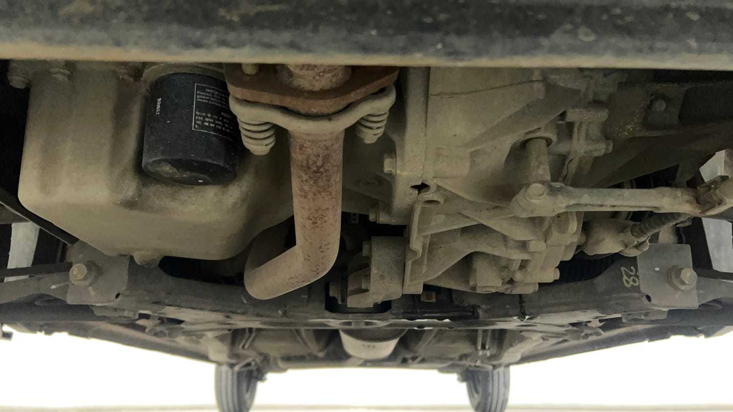 Used 2024 Maruti Suzuki Alto K10 VXi Plus Petrol Manual extra FRONT LEFT UNDERBODY VIEW
