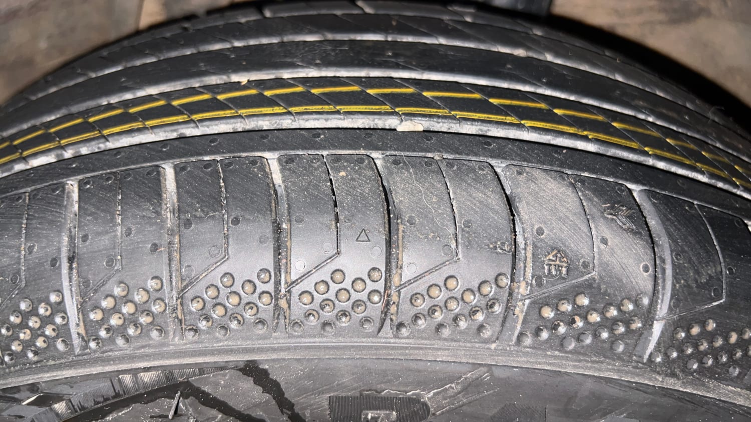 Used 2020 Honda WR-V VX MT Petrol Petrol Manual tyres LEFT REAR TYRE TREAD VIEW
