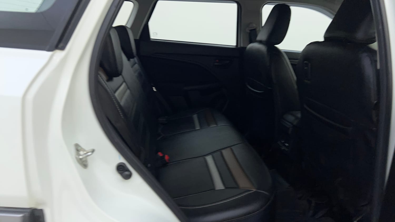 Used 2024 Maruti Suzuki Brezza VXi Petrol Manual interior RIGHT SIDE REAR DOOR CABIN VIEW