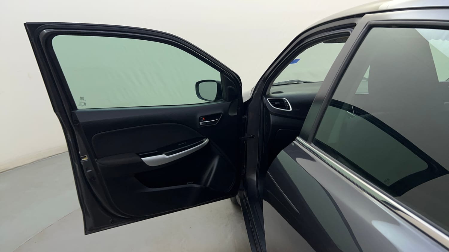 Used 2019 Maruti Suzuki Baleno Alpha 1.2 AT Petrol Automatic interior LEFT FRONT DOOR OPEN VIEW