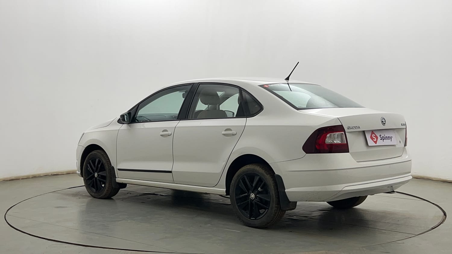 Used 2021 Skoda Rapid Ambition Petrol Manual exterior LEFT REAR CORNER VIEW