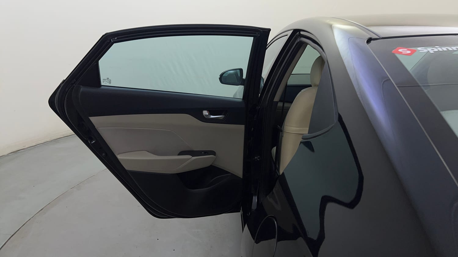 Used 2022 Hyundai Verna S Plus 1.5 VTVT Petrol Manual interior LEFT REAR DOOR OPEN VIEW