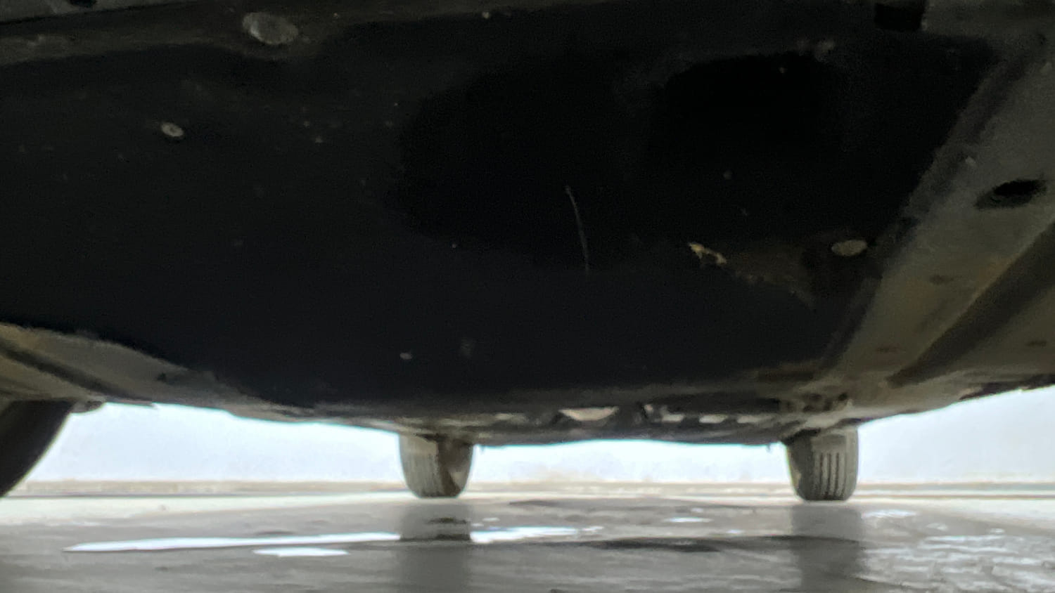 Used 2023 Maruti Suzuki Baleno Alpha MT Petrol Manual extra FRONT LEFT UNDERBODY VIEW