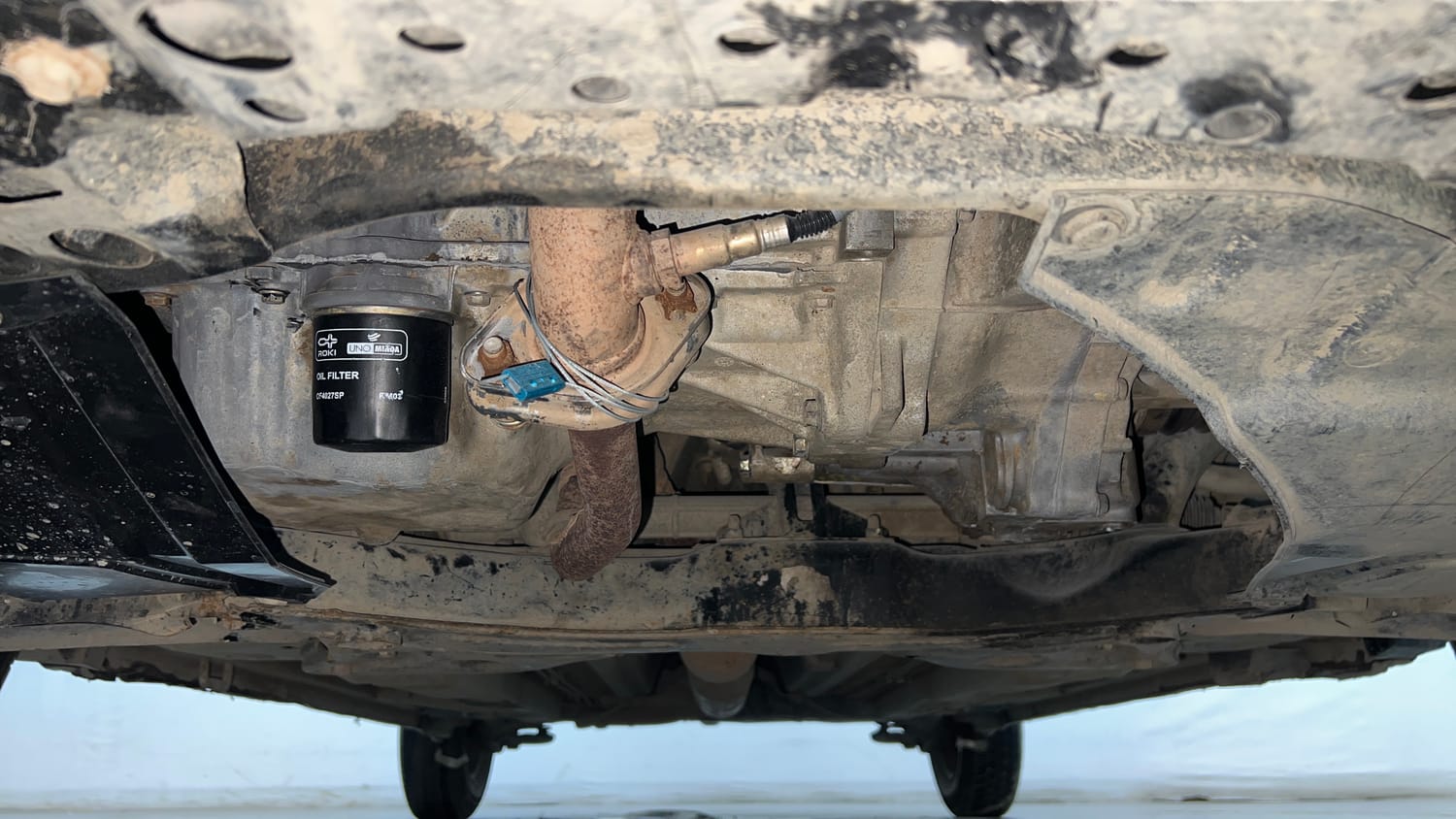 Used 2014 Maruti Suzuki Swift Dzire VXI Petrol Manual extra FRONT LEFT UNDERBODY VIEW