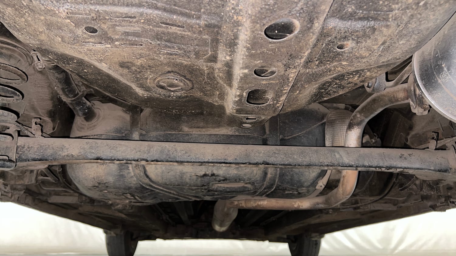 Used 2012 Maruti Suzuki Swift VXi Petrol Manual extra REAR UNDERBODY VIEW (TAKEN FROM REAR)