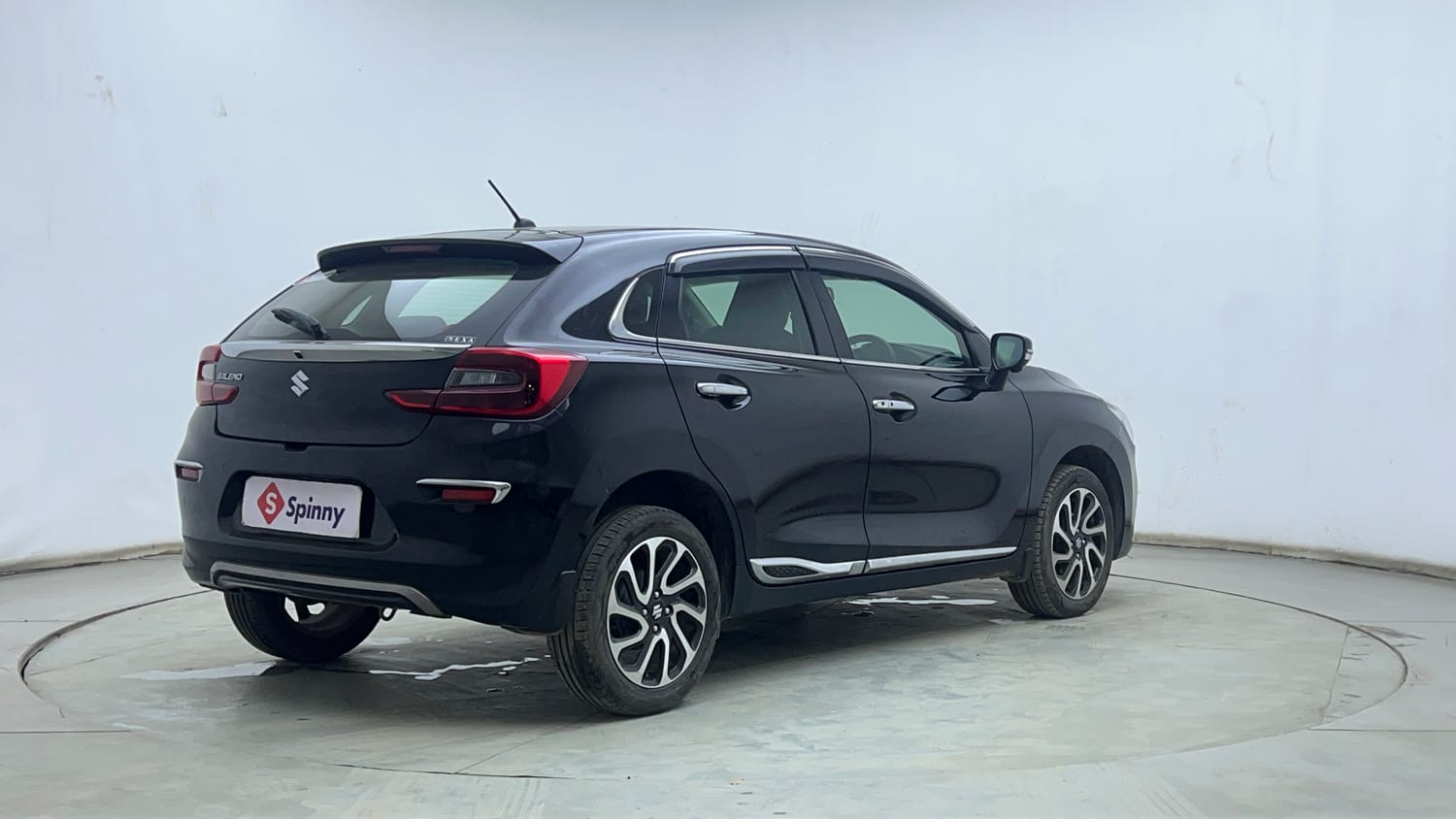 Used 2023 Maruti Suzuki Baleno Alpha MT Petrol Manual exterior RIGHT REAR CORNER VIEW