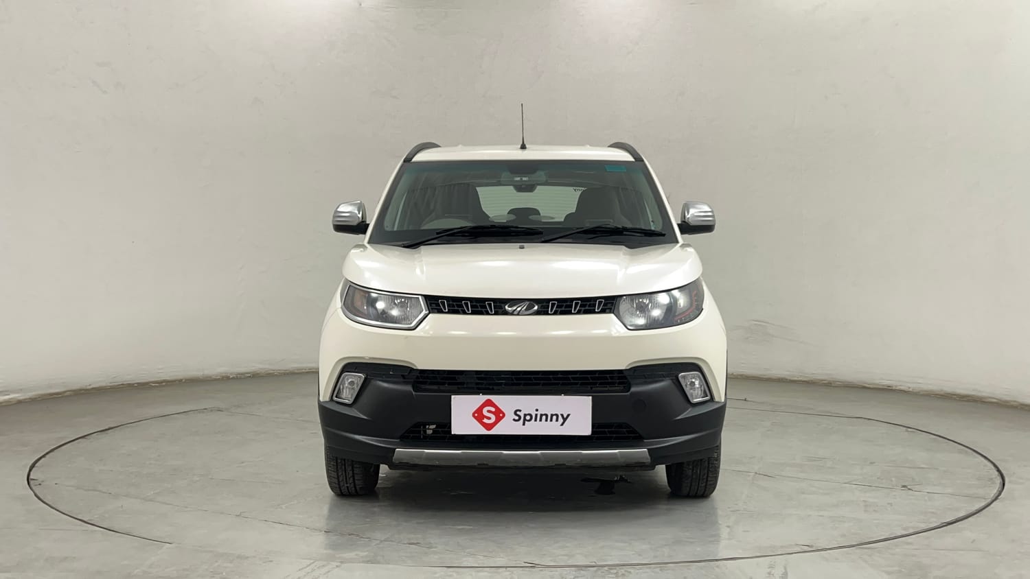 Used 2017 Mahindra KUV100 K8 6 STR Petrol Manual exterior FRONT VIEW