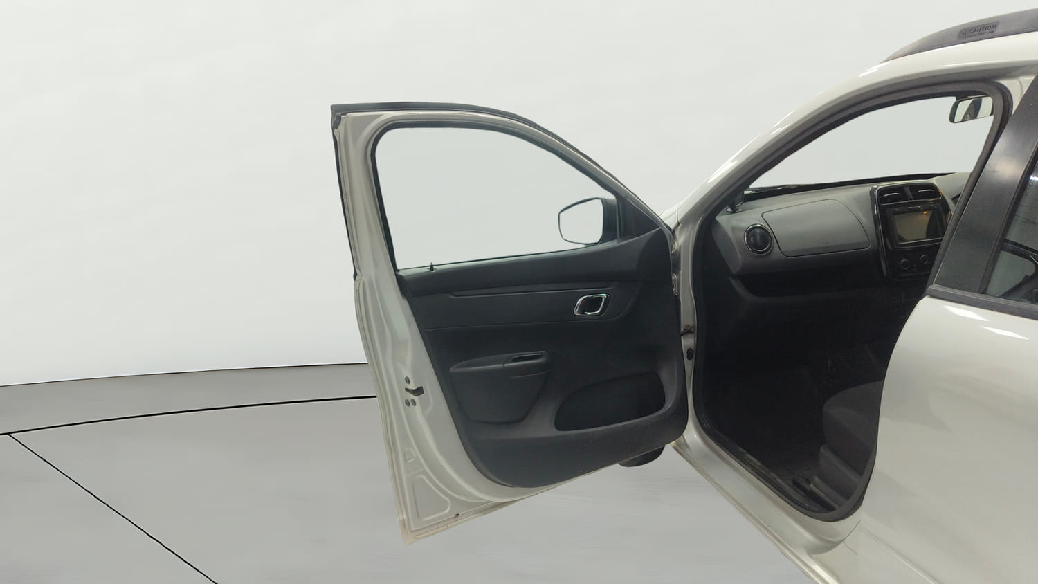 Used 2019 Renault Kwid 1.0 RXT AMT Petrol Automatic interior LEFT FRONT DOOR OPEN VIEW
