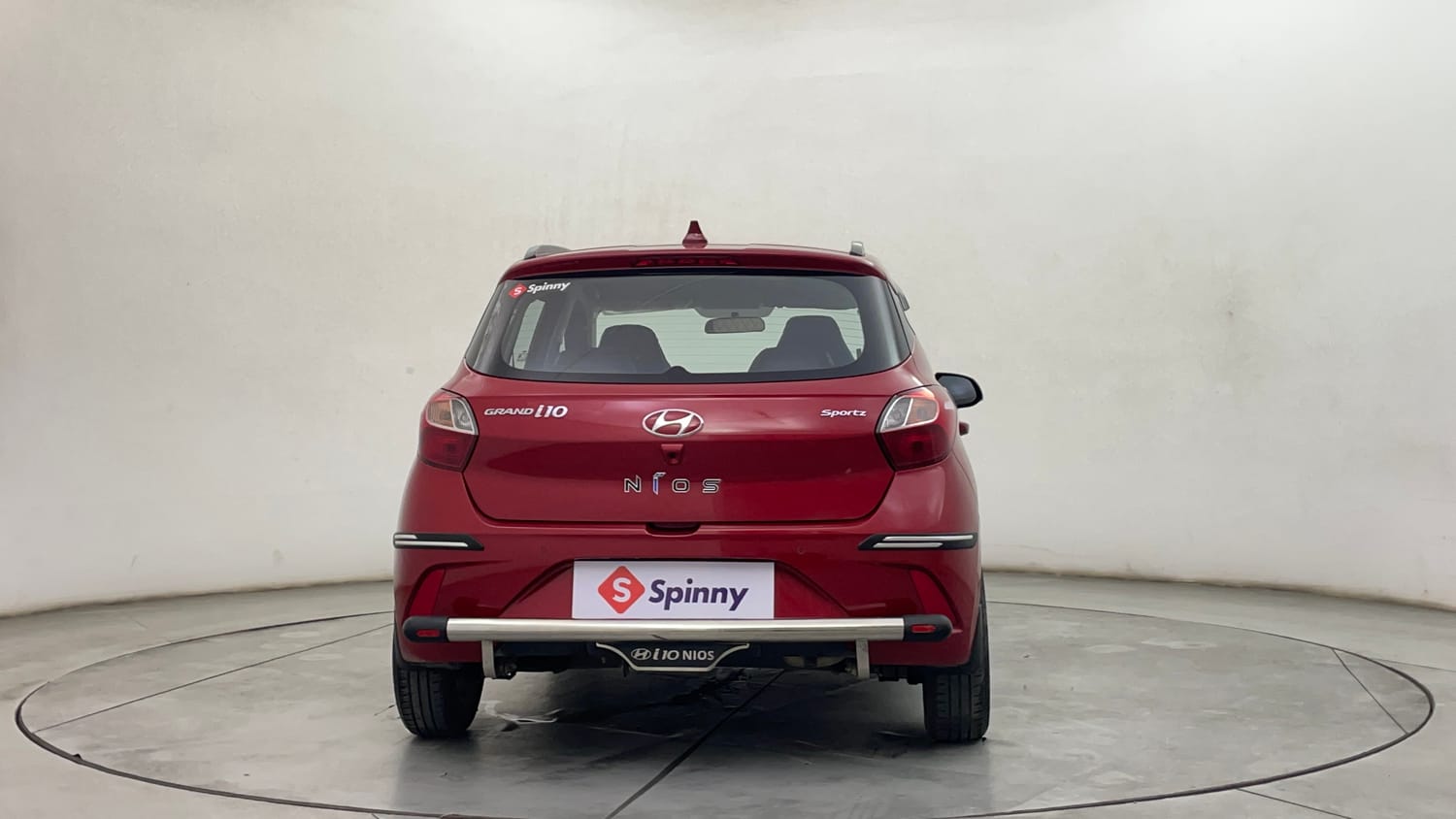 Used 2023 Hyundai Grand i10 Nios Sportz 1.2 Kappa VTVT Petrol Manual exterior BACK VIEW