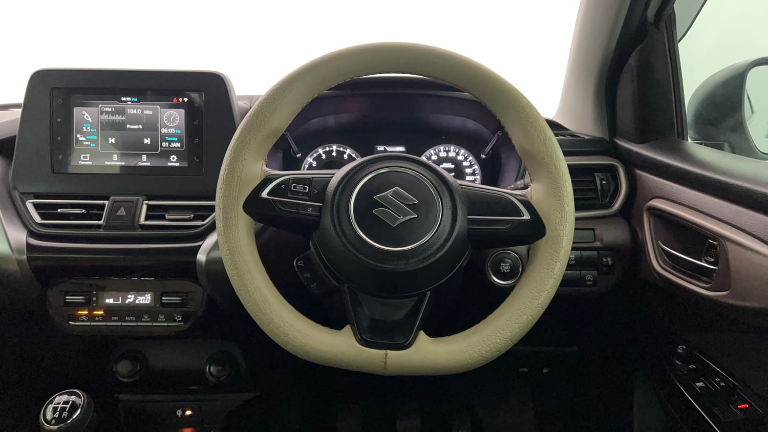 Used 2025 Maruti Suzuki Fronx Zeta 1.0L Turbo MT Petrol Manual interior STEERING VIEW