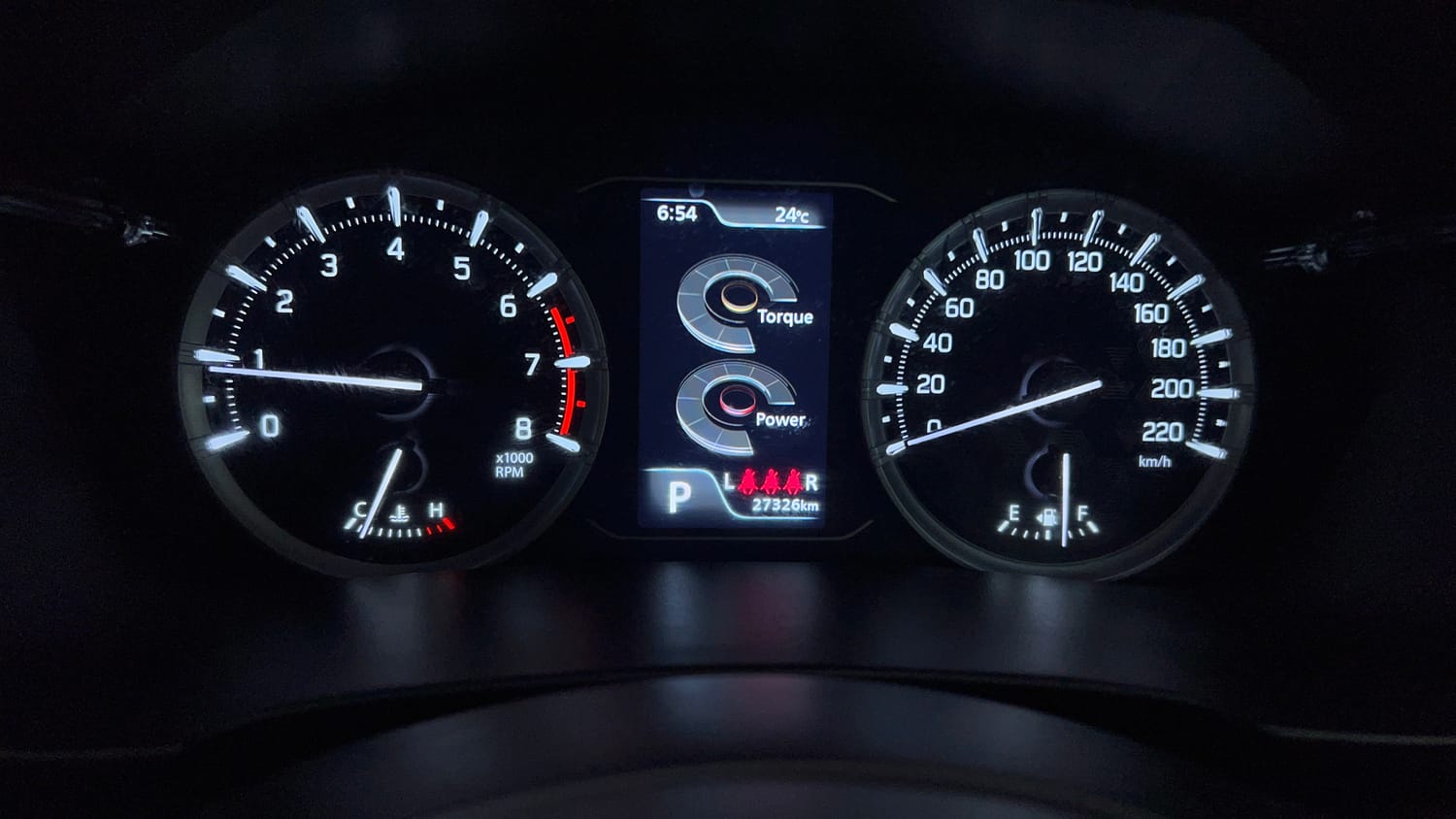 Used 2024 Maruti Suzuki Grand Vitara Zeta Smart Hybrid AT Petrol Automatic interior CLUSTERMETER VIEW