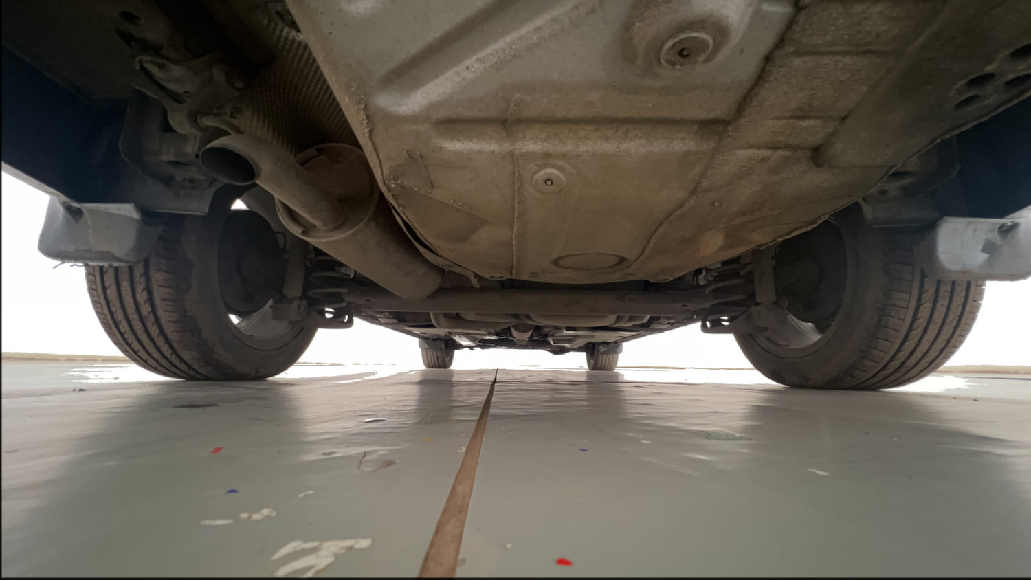 Used 2021 Skoda Rapid Ambition Petrol Manual extra REAR UNDERBODY VIEW (TAKEN FROM REAR)