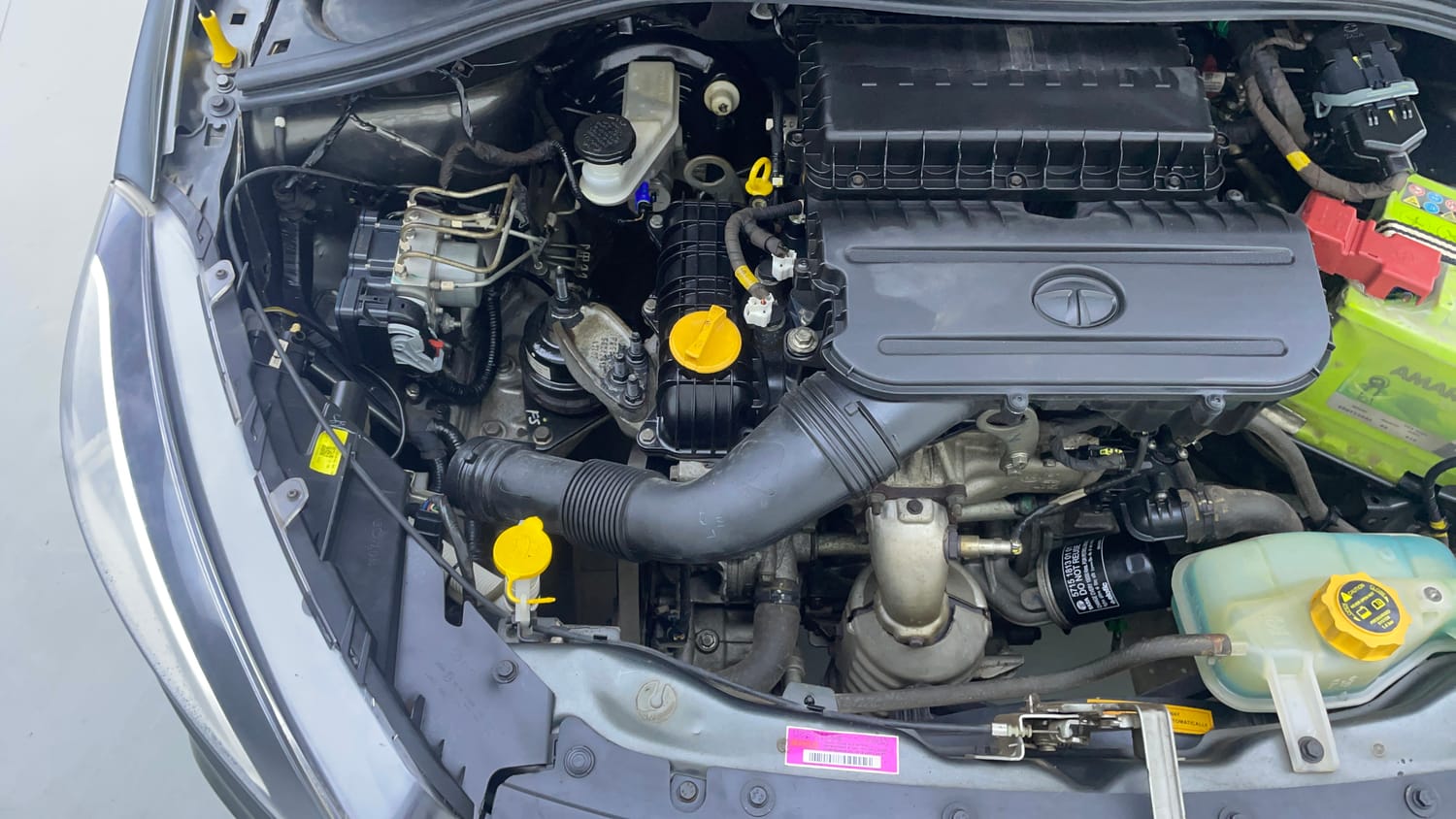 Used 2022 Tata Tigor XZ Plus CNG Cng Manual engine ENGINE RIGHT SIDE VIEW