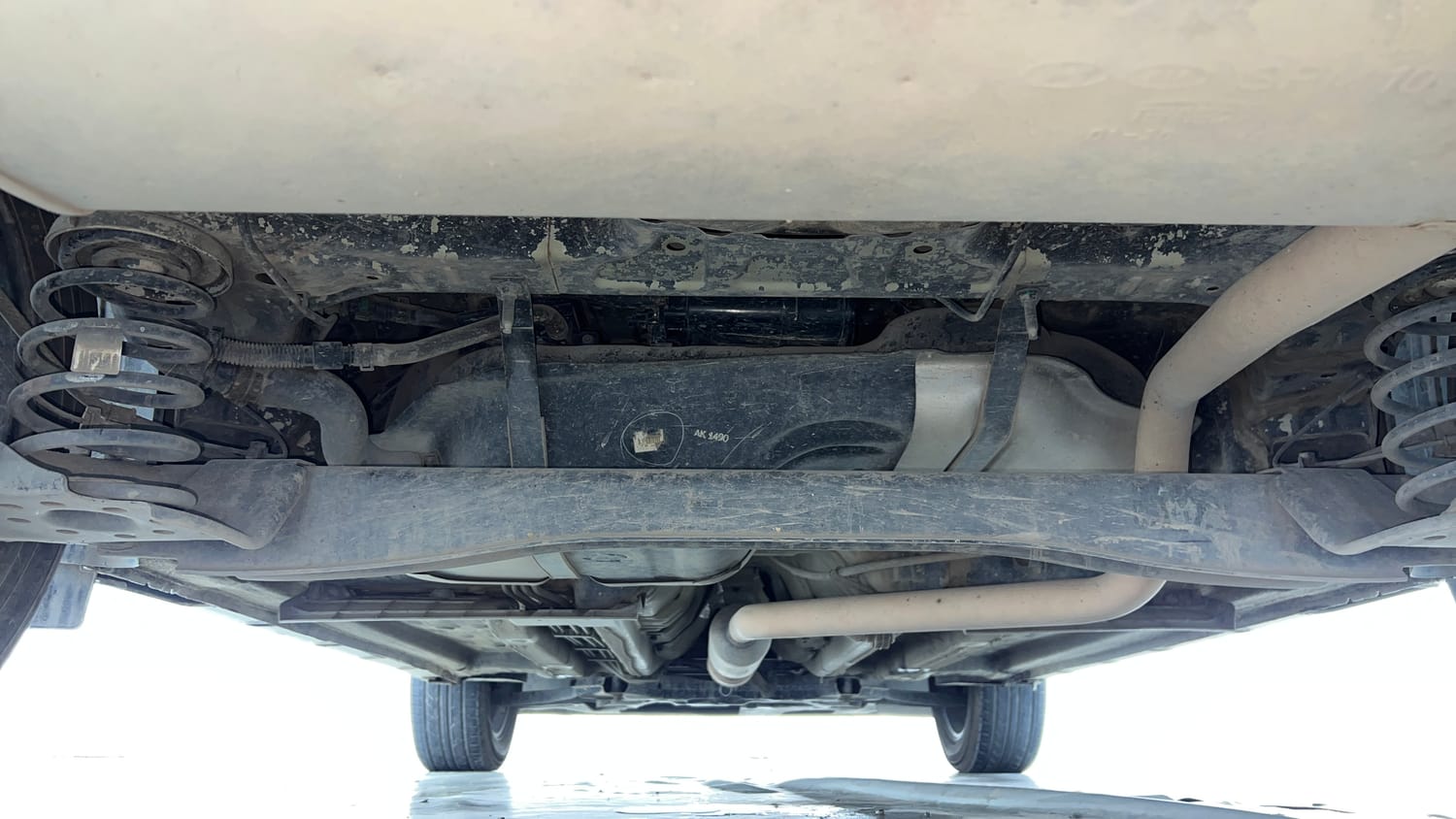 Used 2020 Kia Seltos GTX Plus 1.4 Petrol Manual extra REAR UNDERBODY VIEW (TAKEN FROM REAR)