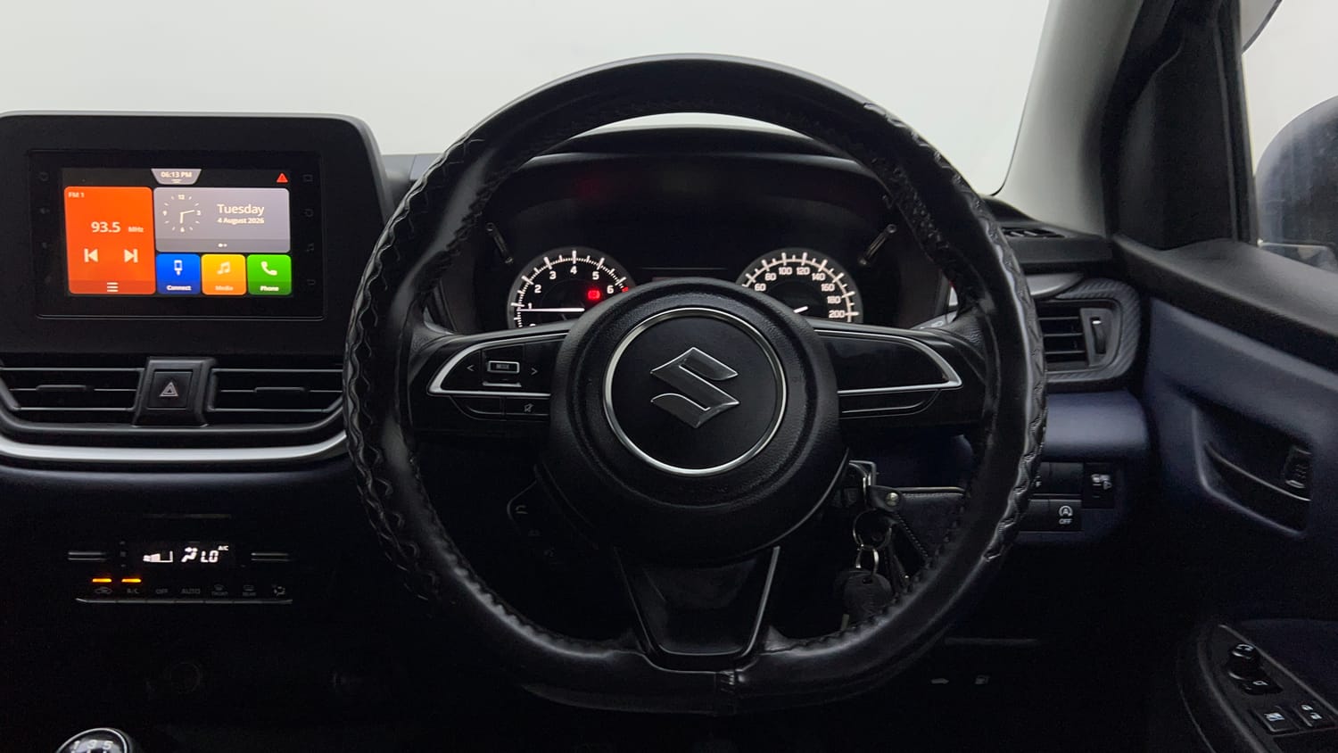 Used 2023 Maruti Suzuki Baleno Delta MT Petrol Manual interior STEERING VIEW