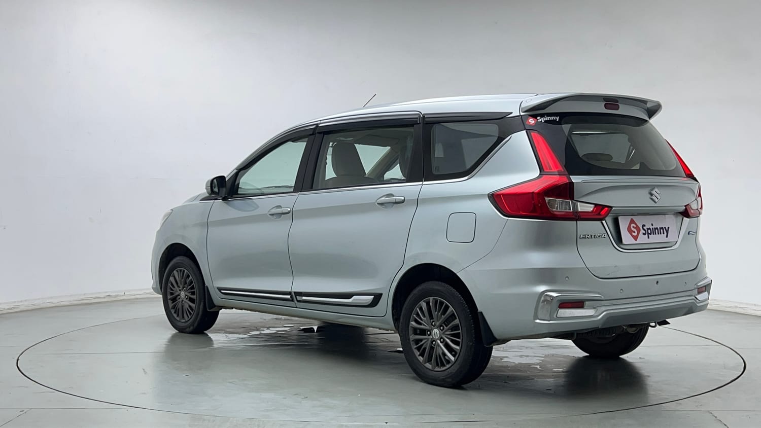 Used 2022 Maruti Suzuki New Ertiga VXi Petrol Manual exterior LEFT REAR CORNER VIEW