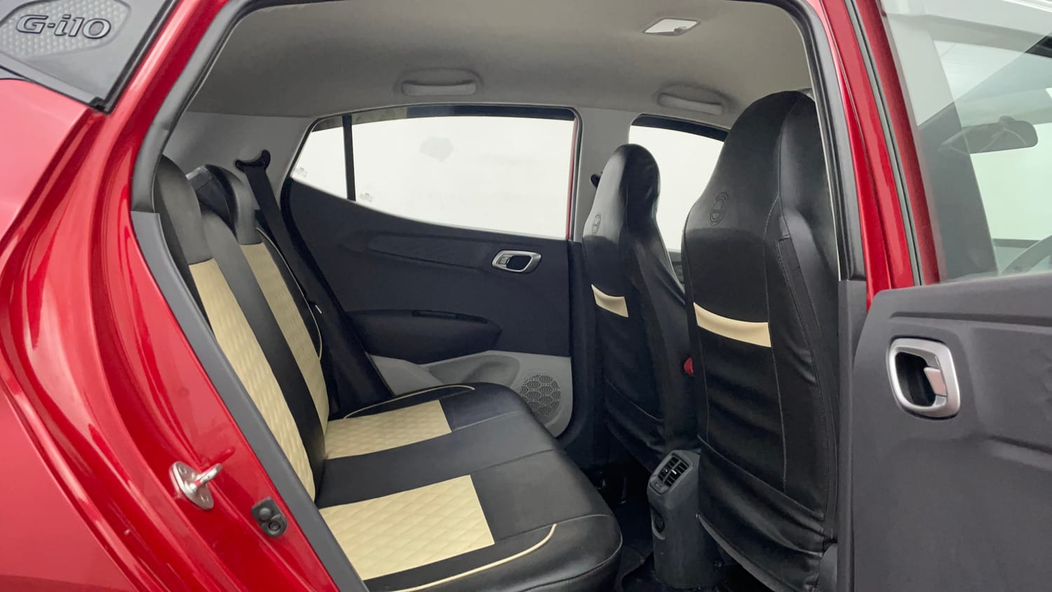 Used 2023 Hyundai Grand i10 Nios Sportz 1.2 Kappa VTVT Petrol Manual interior RIGHT SIDE REAR DOOR CABIN VIEW