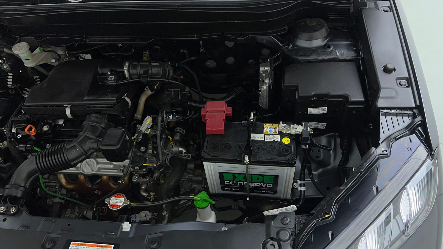 Used 2026 Maruti Suzuki Grand Vitara Delta Smart Hybrid Petrol Manual engine ENGINE LEFT SIDE VIEW
