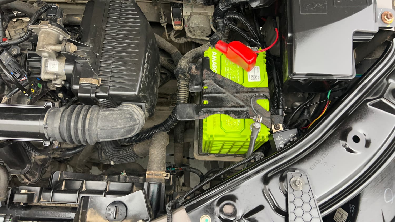 Used 2023 Nissan Magnite XE Petrol Manual engine ENGINE LEFT SIDE VIEW