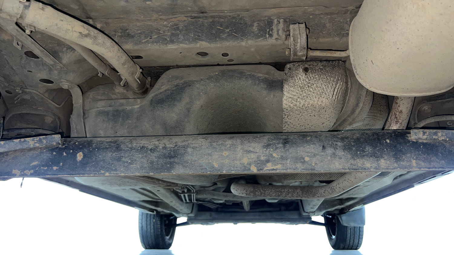 Used 2015 Ford EcoSport Ambiente 1.5 TDCi Diesel Manual extra REAR UNDERBODY VIEW (TAKEN FROM REAR)