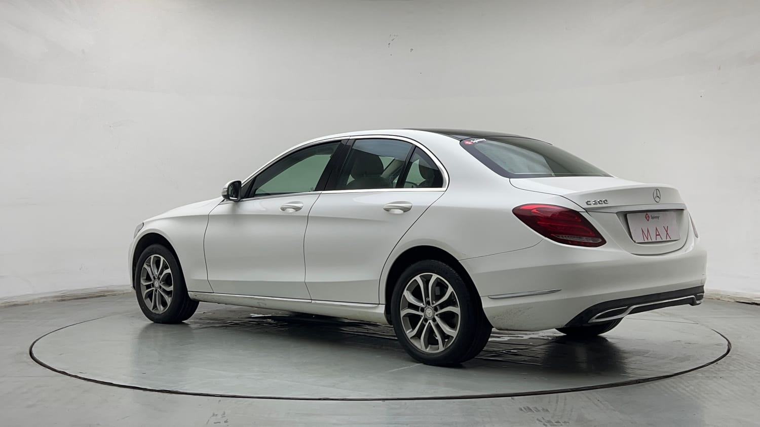 Used 2015 Mercedes-Benz C-Class C 200 Avantgarde Petrol Automatic exterior LEFT REAR CORNER VIEW