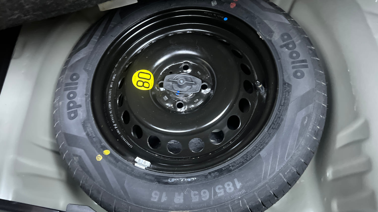 Used 2023 Maruti Suzuki Baleno Alpha MT Petrol Manual tyres SPARE TYRE VIEW