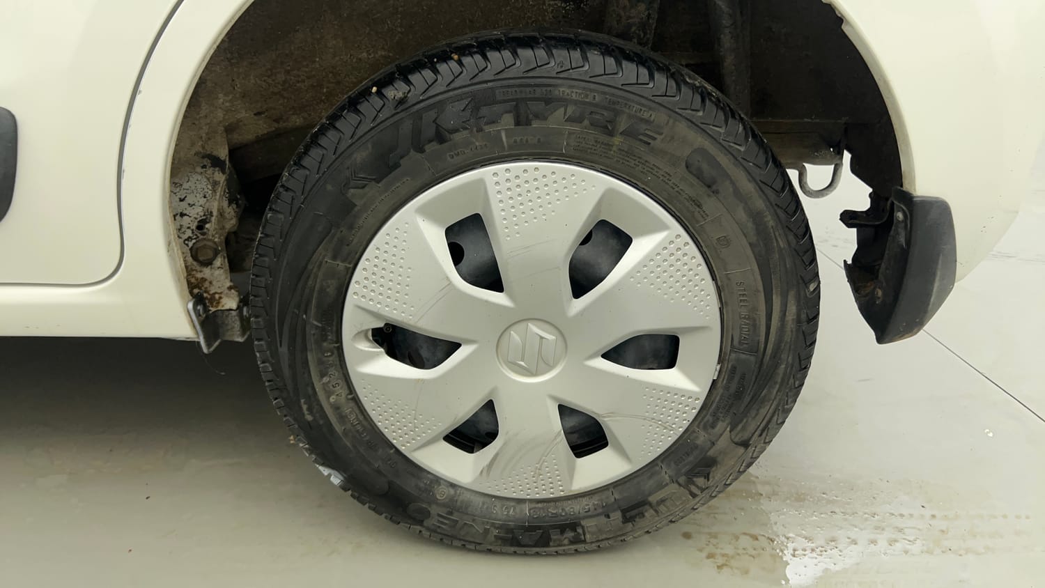 Used 2024 Maruti Suzuki Alto K10 VXi Plus Petrol Manual tyres LEFT REAR TYRE RIM VIEW