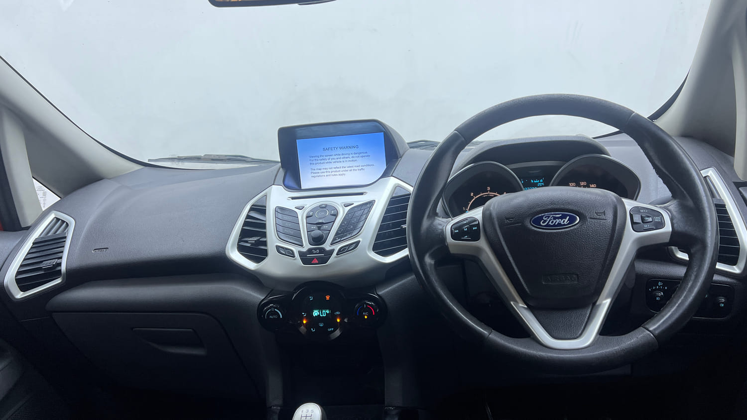 Used 2017 Ford EcoSport Titanium+ 1.5L TDCi Diesel Manual interior DASHBOARD VIEW