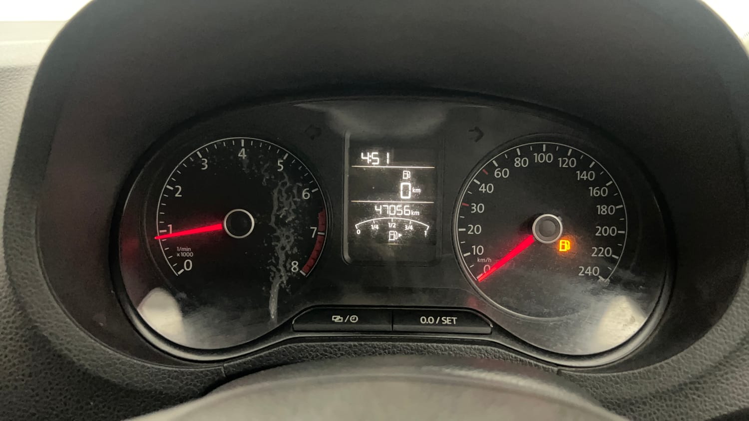 Used 2016 Volkswagen Polo Comfortline 1.2L (P) Petrol Manual interior CLUSTERMETER VIEW