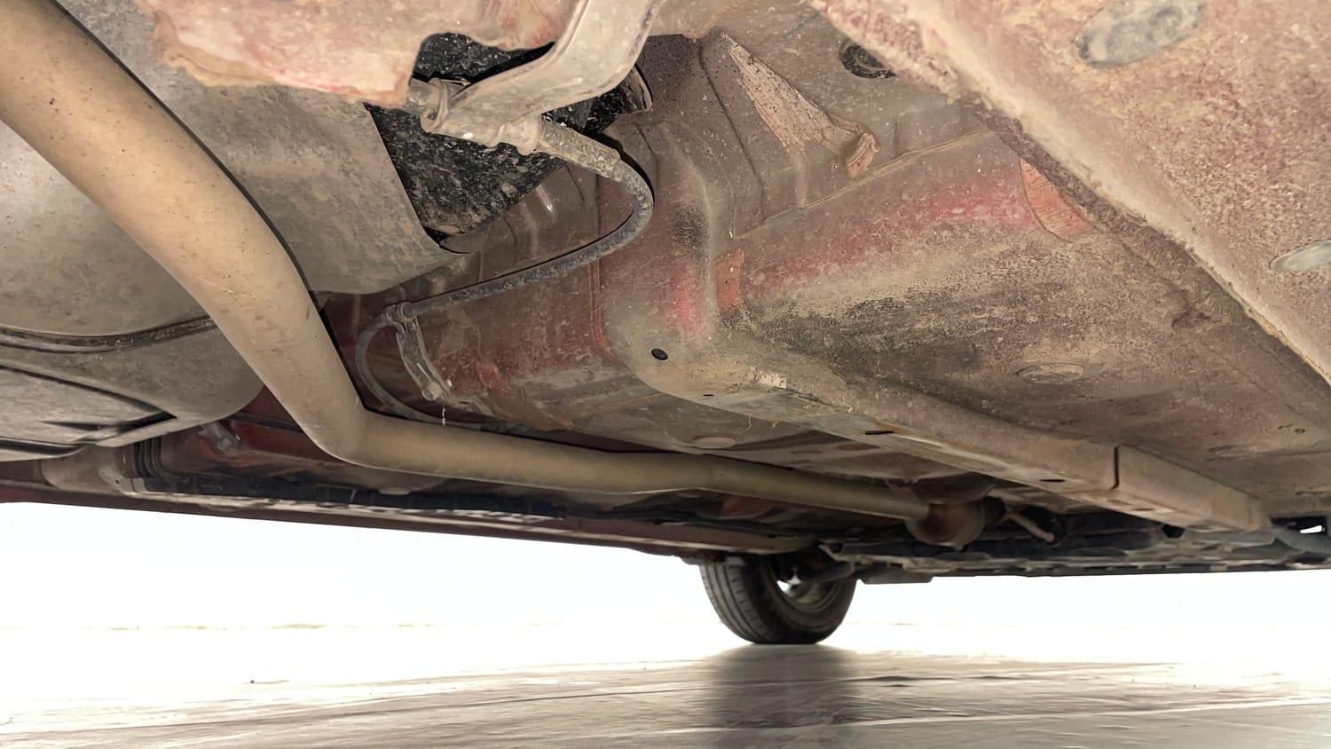 Used 2023 Hyundai Grand i10 Nios Sportz 1.2 Kappa VTVT Petrol Manual extra REAR RIGHT UNDERBODY VIEW