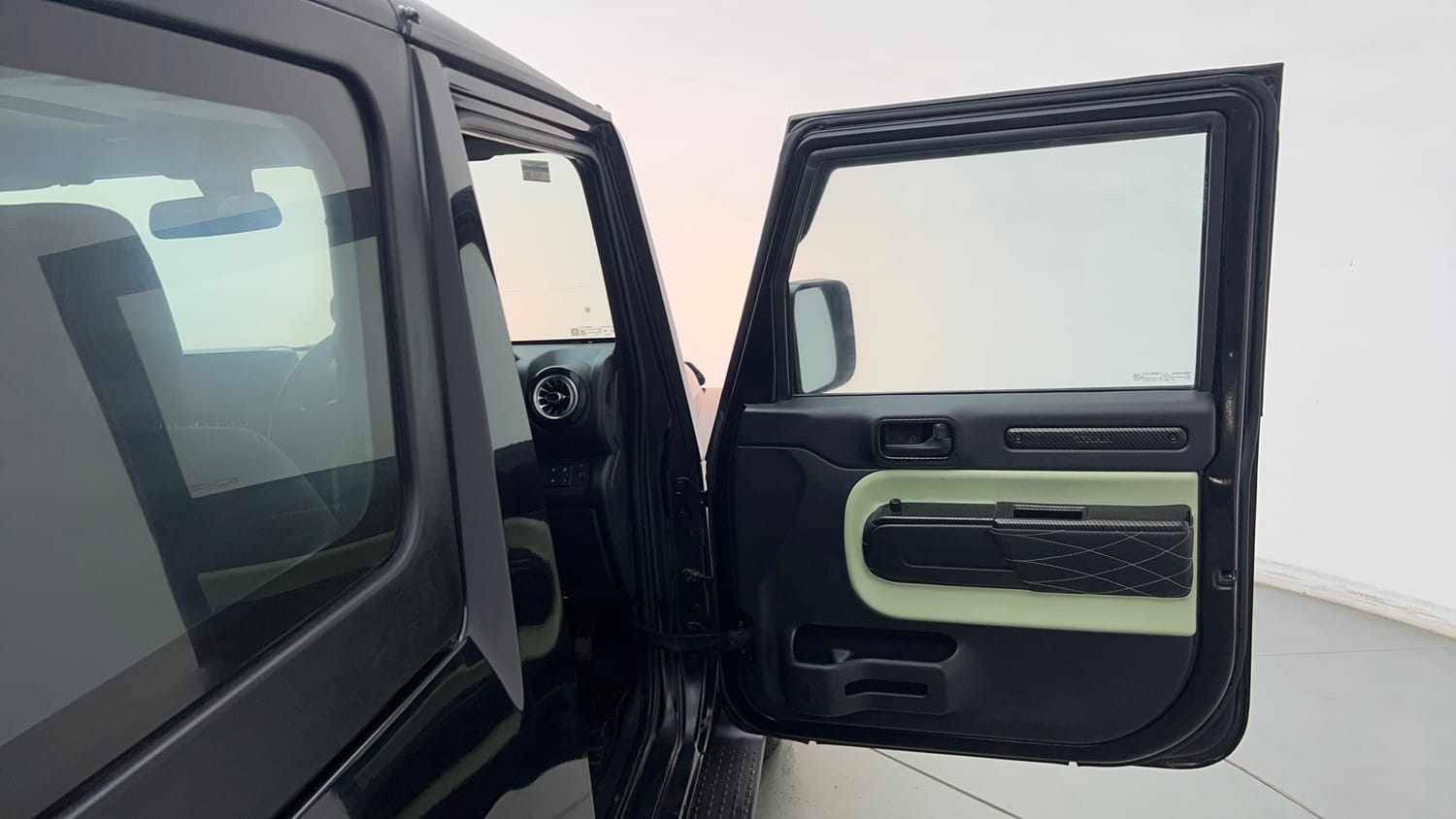 Used 2023 mahindra Thar LX Hard Top Diesel AT 4WD Diesel Automatic interior RIGHT FRONT DOOR OPEN VIEW