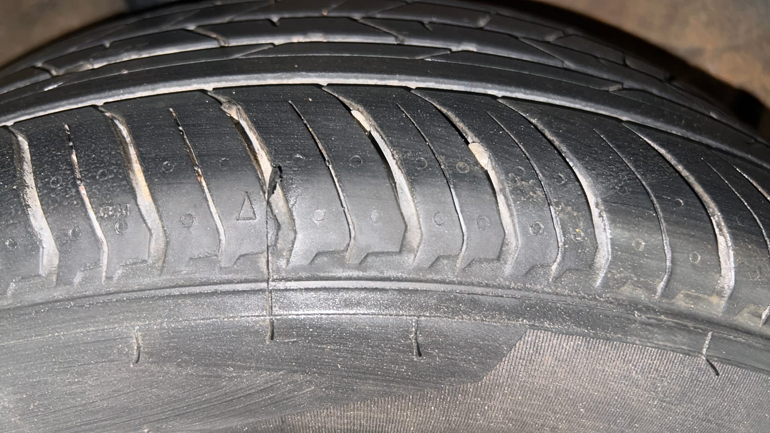 Used 2020 Honda WR-V VX MT Petrol Petrol Manual tyres RIGHT REAR TYRE TREAD VIEW