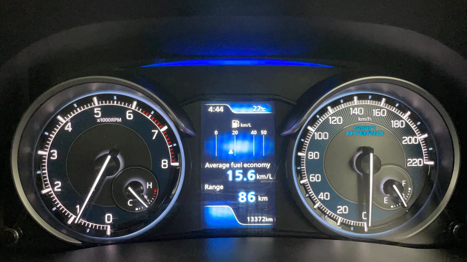 Used 2022 Maruti Suzuki XL6 Zeta MT Petrol Petrol Manual interior CLUSTERMETER VIEW