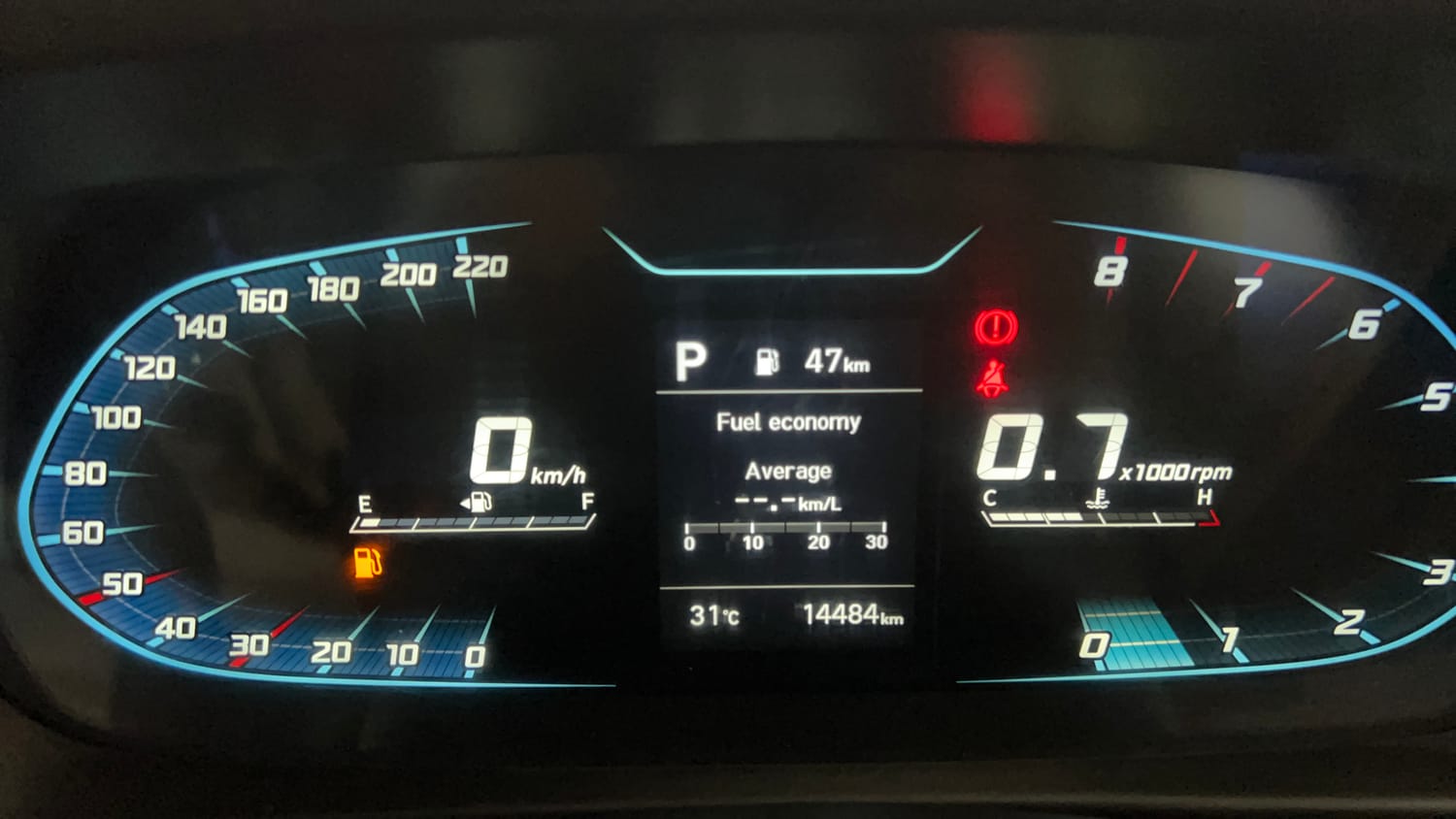 Used 2024 Hyundai New i20 Asta (O) 1.2 IVT Petrol Automatic interior CLUSTERMETER VIEW