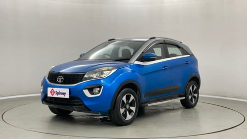 Used 2017 Tata Nexon XZ Plus Dual Tone Petrol Manual exterior LEFT FRONT CORNER VIEW