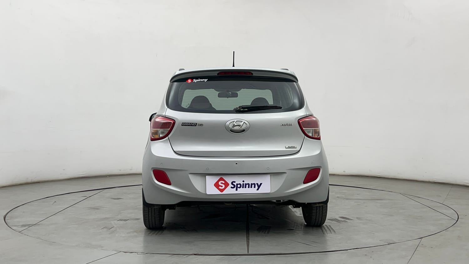 Used 2015 Hyundai Grand i10 Asta AT 1.2 Kappa VTVT Petrol Automatic exterior BACK VIEW