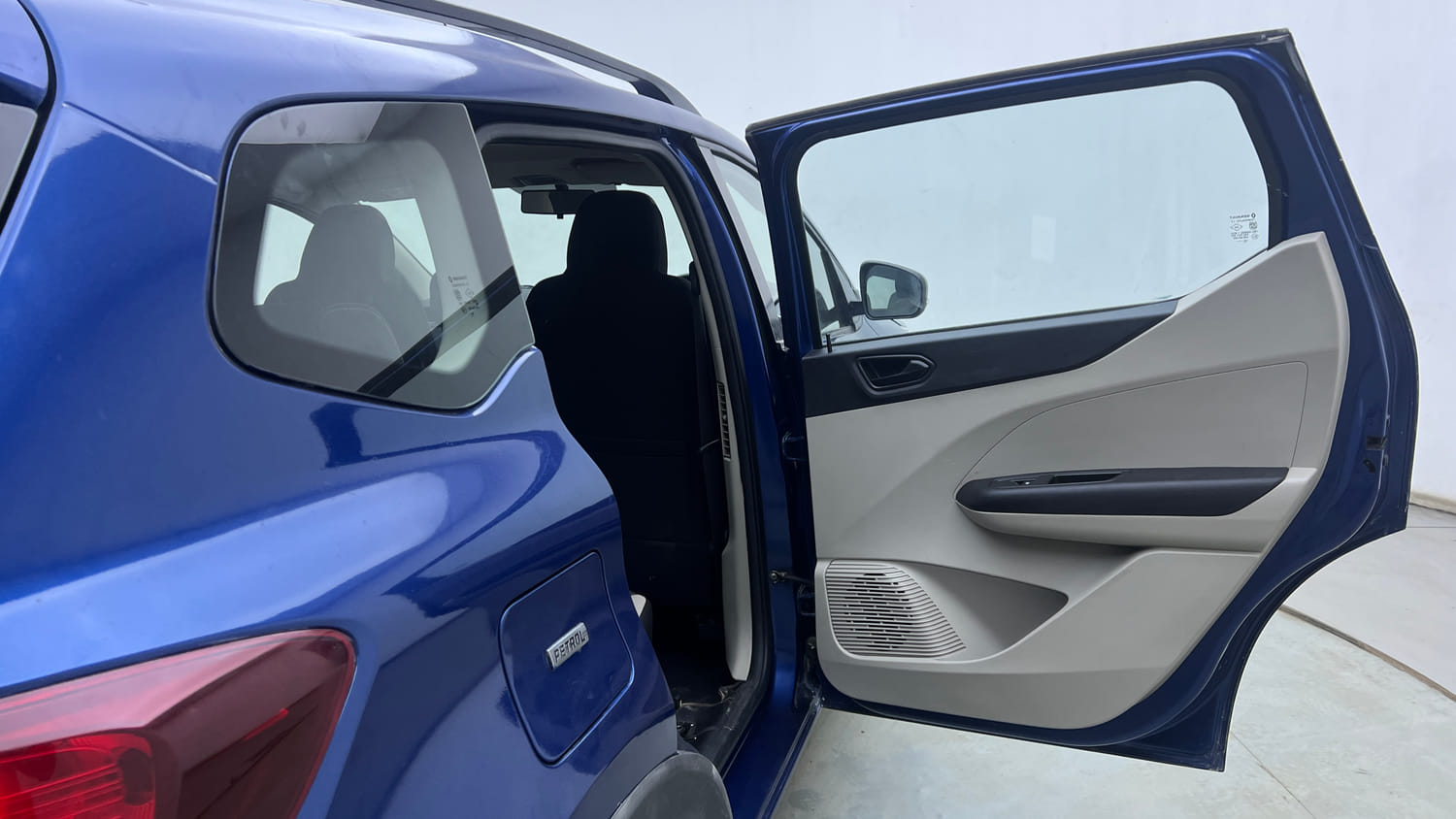 Used 2021 Renault Triber RXT Petrol Manual interior RIGHT REAR DOOR OPEN VIEW