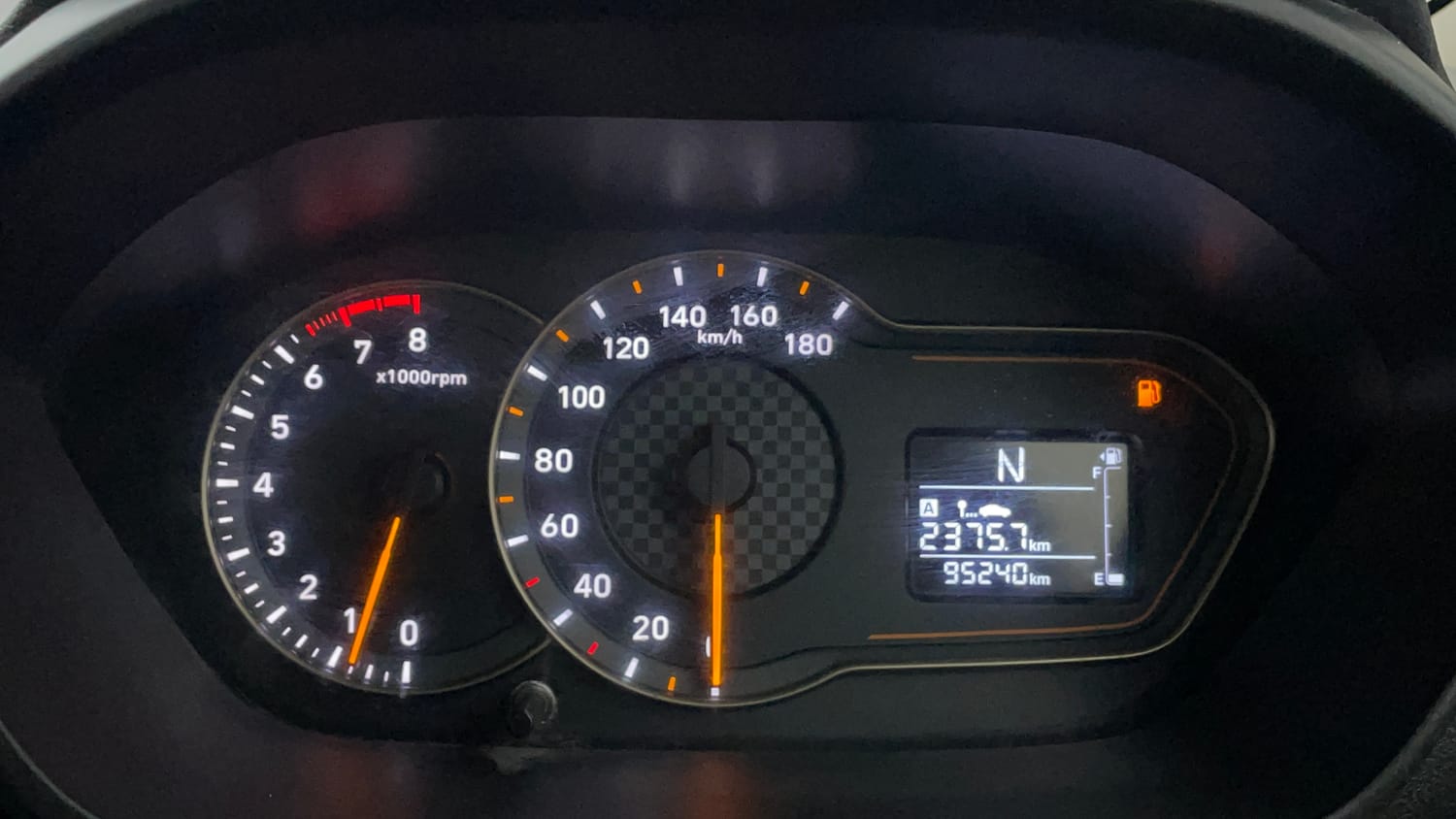 Used 2020 Hyundai Santro Sportz AMT Petrol Automatic interior CLUSTERMETER VIEW